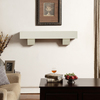 Duluth Forge 60In. Fireplace Shelf Mantel With Corbel Option Included - Antique W DFSM60-AW